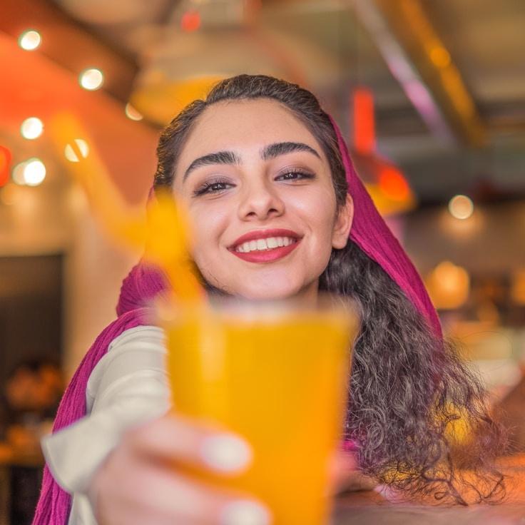 Portrait of Milan Solano, group coordinator and fusion cooking expert